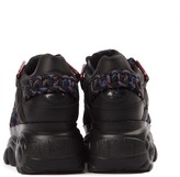 Thumbnail for your product : Buffalo David Bitton Black Leather Contrasting Laces Sneaker