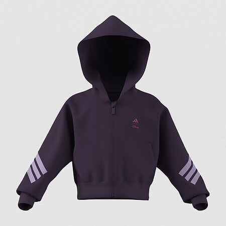 adidas x Disney Toddler & Little Girls Long Sleeve Minnie Mouse Zipper Active Hoodie