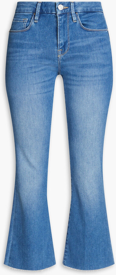 Frame Le Crop Mini Boot cropped mid-rise bootcut jeans