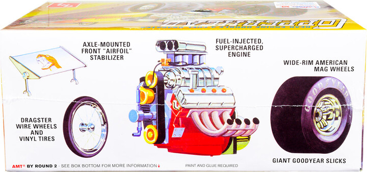 Diecast Model AMT Skill 2 Model Kit 1934 Copperhead Rear-Engine Double ...