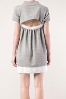 Thumbnail for your product : Sacai Luck Open Back Sweatshirt Dress