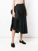 Thumbnail for your product : Simone Rocha asymmetric pleated skirt