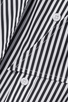 Thumbnail for your product : Balenciaga New Swing Striped Cotton-poplin Shirt - Black