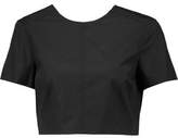 Marc By Marc Jacobs Cropped Stretch-Cotton Top