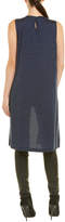 Thumbnail for your product : BCBGMAXAZRIA Pinstripe Linen-Blend Tunic