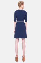 Thumbnail for your product : Akris Elbow Sleeve Wool Crepe Dress