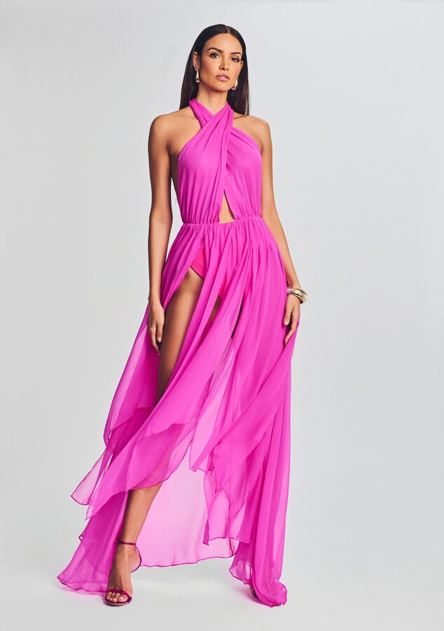 Chanel Silk maxi dress - ShopStyle