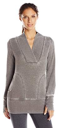 Andrew Marc Women's Distress Fleece Tunic with Thermal