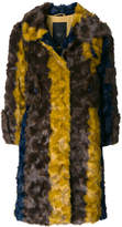 Thumbnail for your product : Frankie Morello striped coat