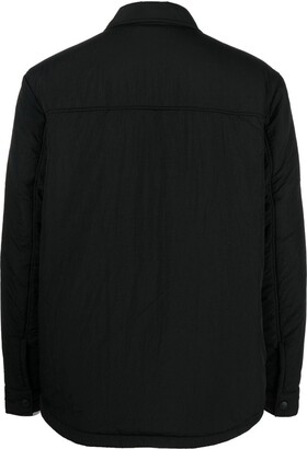 Tommy Jeans Logo-Patch Long-Sleeve Shirt-Jacket