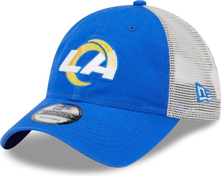 Men's Los Angeles Rams New Era Royal Tear Trucker 9FIFTY Snapback Hat