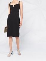 Thumbnail for your product : Etro squared V-neck cocktail dress