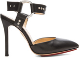 Thumbnail for your product : Charlotte Olympia Domina Leather Heels