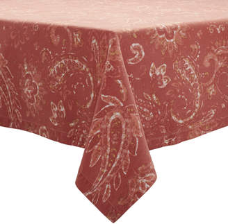 Sur La Table Persimmon Paisley Tablecloth