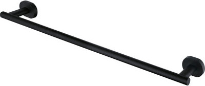 maiguoone Bath 24 in. Wall Mounted Towel Bar Bathroom Towel Holder in Spot Resist Matte Black