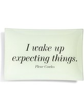 Thumbnail for your product : Ben's Garden 'I Wake Up Expecting Things' Decorative Glass Tray