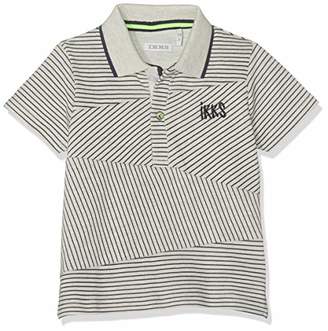 Kiss IKKS Baby Boys' Polo Beige Chine A RAYURES Shirt, chiné 10