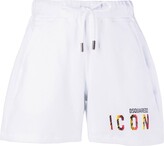Thumbnail for your product : DSQUARED2 Icon logo-print track shorts
