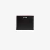 Thumbnail for your product : Saint Laurent black and red bandana lined leather wallet