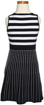 Thumbnail for your product : Milly Stripe Flared Sweater Dress