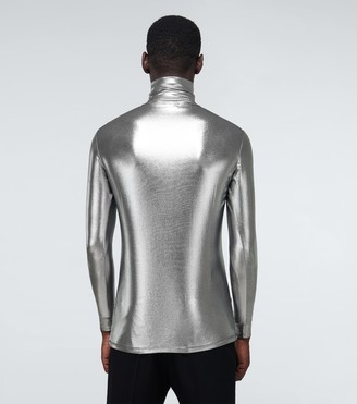 Raf Simons Metallic turtleneck pullover