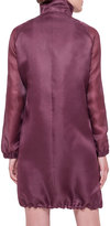Thumbnail for your product : Akris Long-Sleeve Zip-Front Parka, Dahlia
