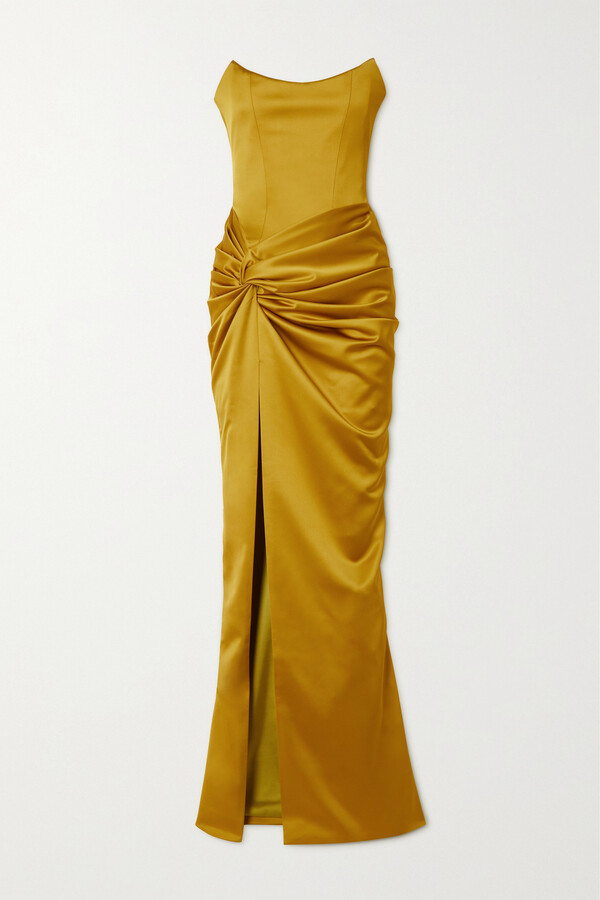 Gold Evening Gowns | Shop The Largest Collection | ShopStyle