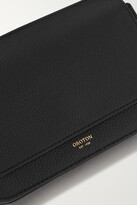 Thumbnail for your product : Oroton Margot Mini Textured-leather Shoulder Bag - Black