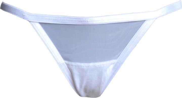 White Cotton Bikini Panties