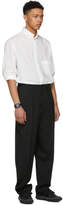 Thumbnail for your product : Yohji Yamamoto Black Tuck Trousers