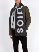 Thumbnail for your product : Acne Studios Toronty Wool Blend Scarf - Mens - Black
