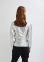 Thumbnail for your product : Paco Rabanne Metallic Long Sleeve Top
