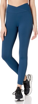 Core 10 Amazon Brand Women's Cross Waist Legging with Pockets- 26" Inseam