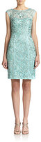 Thumbnail for your product : Sue Wong Embellished Illusion Dress