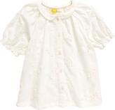 Thumbnail for your product : Boden Kids' Embroidered Appliqué Puff Sleeve Top
