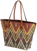 Thumbnail for your product : Etro Paisley Print Coated Canvas Tote Bag