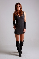 Thumbnail for your product : Nightcap Clothing Drop Shoulder Dress in Charcoal