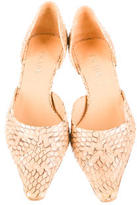 Thumbnail for your product : Prada d'Orsay Python Pumps