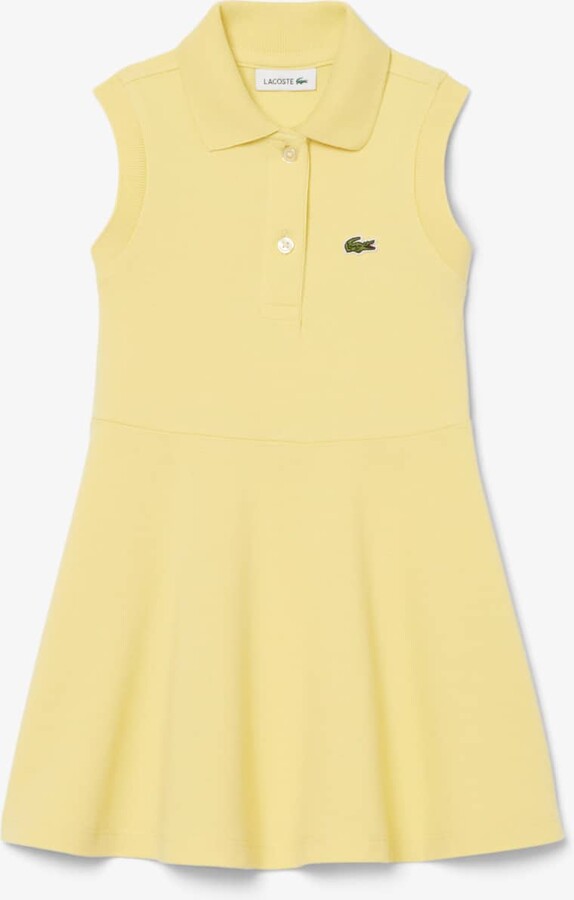 Sleeveless Stretch Piqué Dress