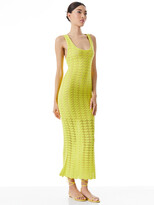 Thumbnail for your product : Alice + Olivia Veronique Pointelle Scoop Neck Dress