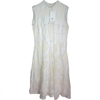 H&m Studio White Cotton Dress for Women