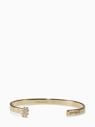 Kate Spade #livecolorfully Party Of Two Cuff