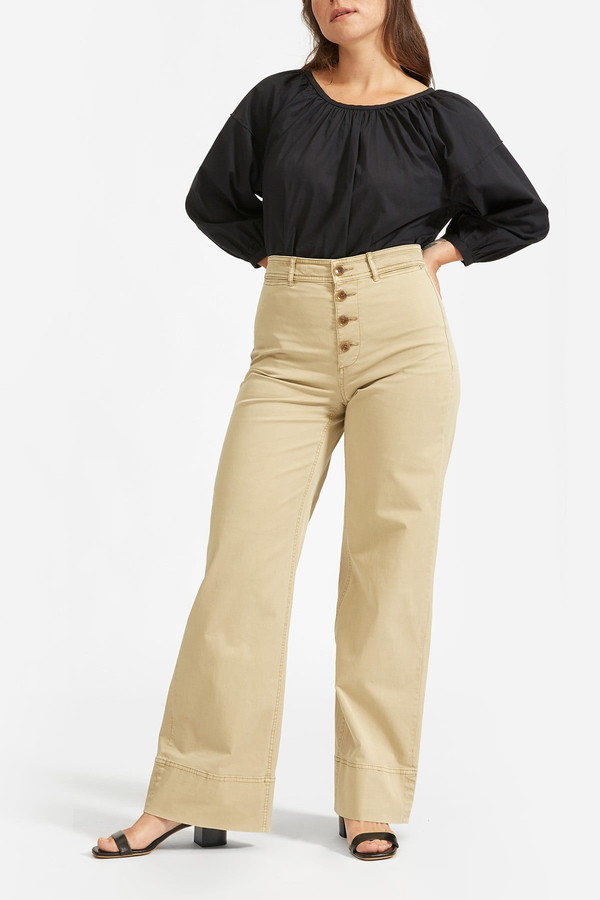 wide leg chino pants