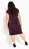 Thumbnail for your product : City Chic Baby Pleat Dress - plum