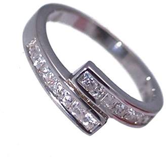 AJ Fashion Jewellery Plaza Sterling Cubic Zirconium Eternity Ring size N