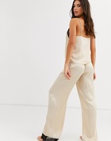 Thumbnail for your product : Asos Tall ASOS DESIGN Tall mix & match lace & satin trouser