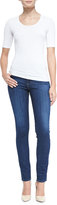 Thumbnail for your product : AG Jeans Prima Mid-Rise Cigarette Jeans, 5 Years Rainfall