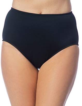 Maxine Of Hollywood Women's High Waist Bikini Swimsuit Bottom
