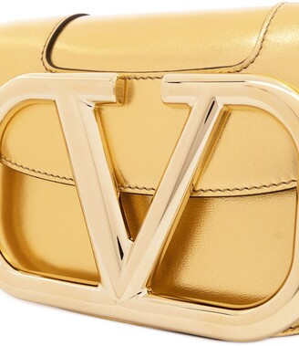 Valentino Garavani VLOGO metallic shoulder bag