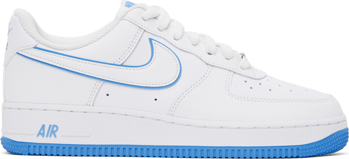 nike blue air forces